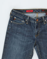 Vintage Y2K 00s Adriano Goldschmted 'The Angel' Indigo Denim Women's Low Rise Bootcut Jeans - W30 L32