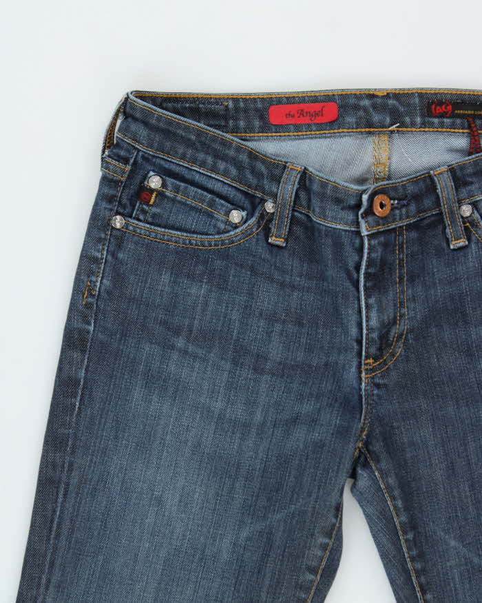 Vintage Y2K 00s Adriano Goldschmted 'The Angel' Indigo Denim Women's Low Rise Bootcut Jeans - W30 L32
