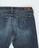Vintage Y2K 00s Adriano Goldschmted 'The Angel' Indigo Denim Women's Low Rise Bootcut Jeans - W30 L32