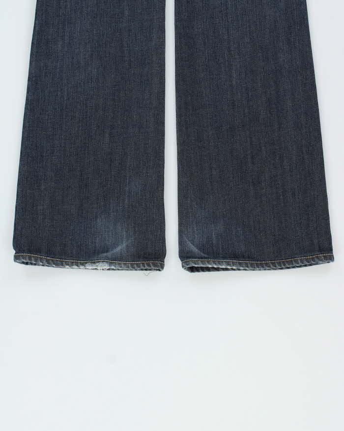 Vintage Y2K 00s Adriano Goldschmted 'The Angel' Indigo Denim Women's Low Rise Bootcut Jeans - W30 L32