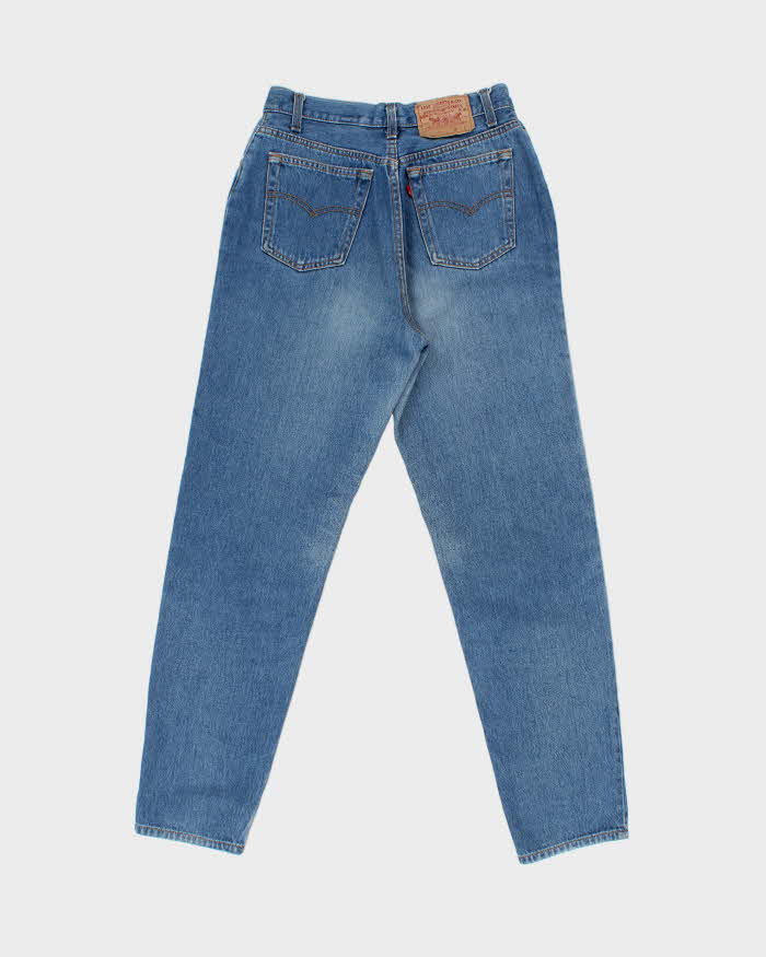 Vintage 1996 Levi's 17501 Red Tag Made In USA Women's Tapered Straight Leg Denim Jeans - W28 L30