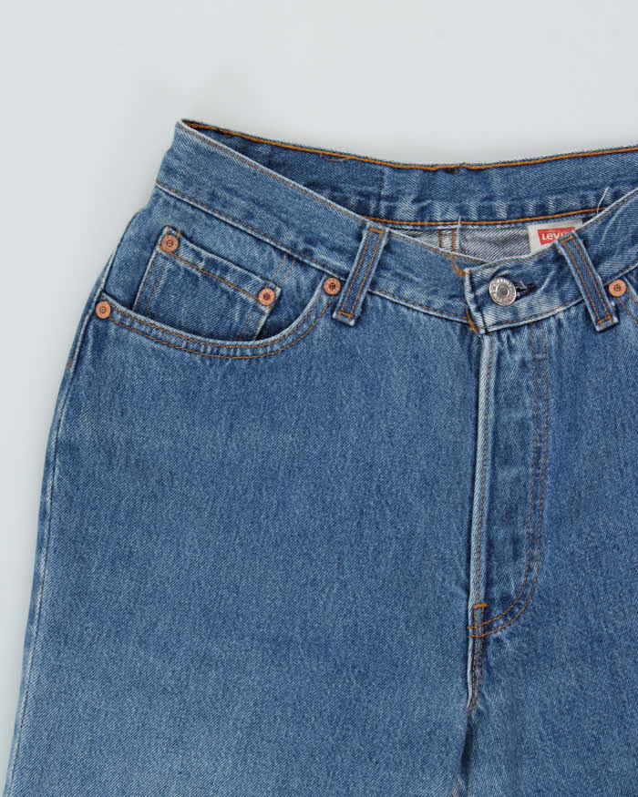 Vintage 1996 Levi's 17501 Red Tag Made In USA Women's Tapered Straight Leg Denim Jeans - W28 L30