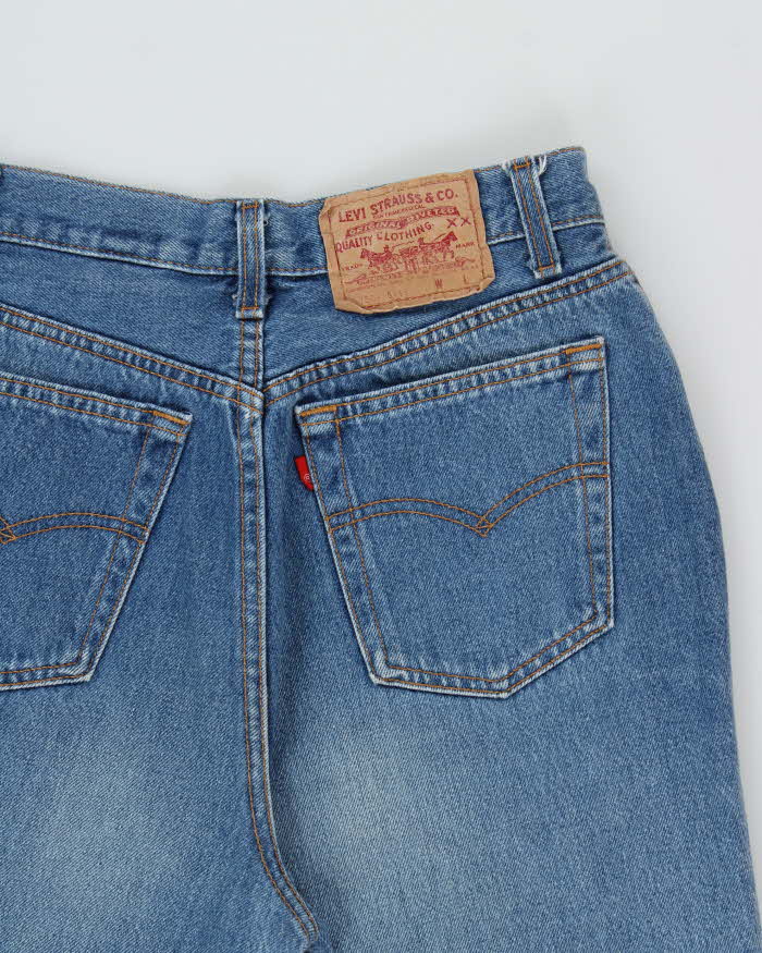 Vintage 1996 Levi's 17501 Red Tag Made In USA Women's Tapered Straight Leg Denim Jeans - W28 L30