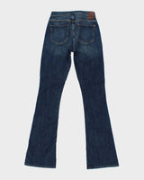 Vintage Guess '1981 Flare' Women's Lace Up Denim Jeans - W28 L36