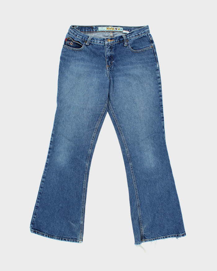 Vintage 1990s Mudd Mid Rise Women's Denim Flared Jeans - W30 L31