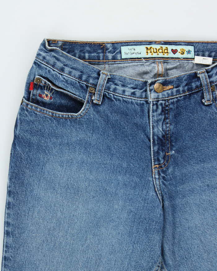 Vintage 1990s Mudd Mid Rise Women's Denim Flared Jeans - W30 L31