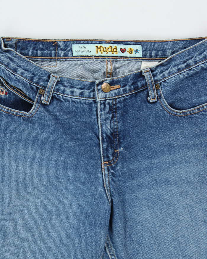Vintage 1990s Mudd Mid Rise Women's Denim Flared Jeans - W30 L31