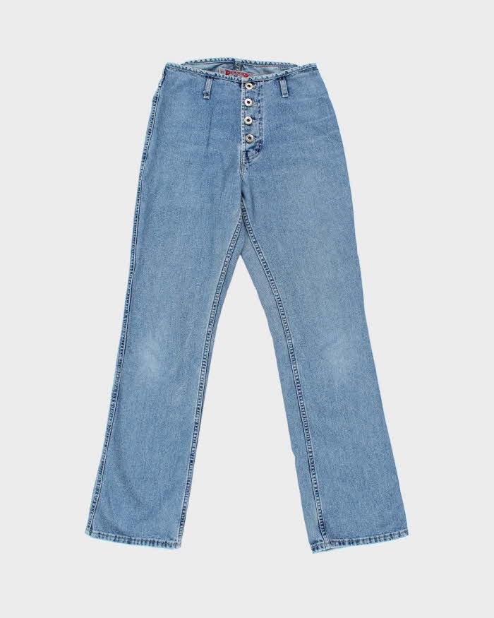 Vintage 1990s Silver Clothing Mid Rise Women's Denim Bootcut Jeans - W28 L32