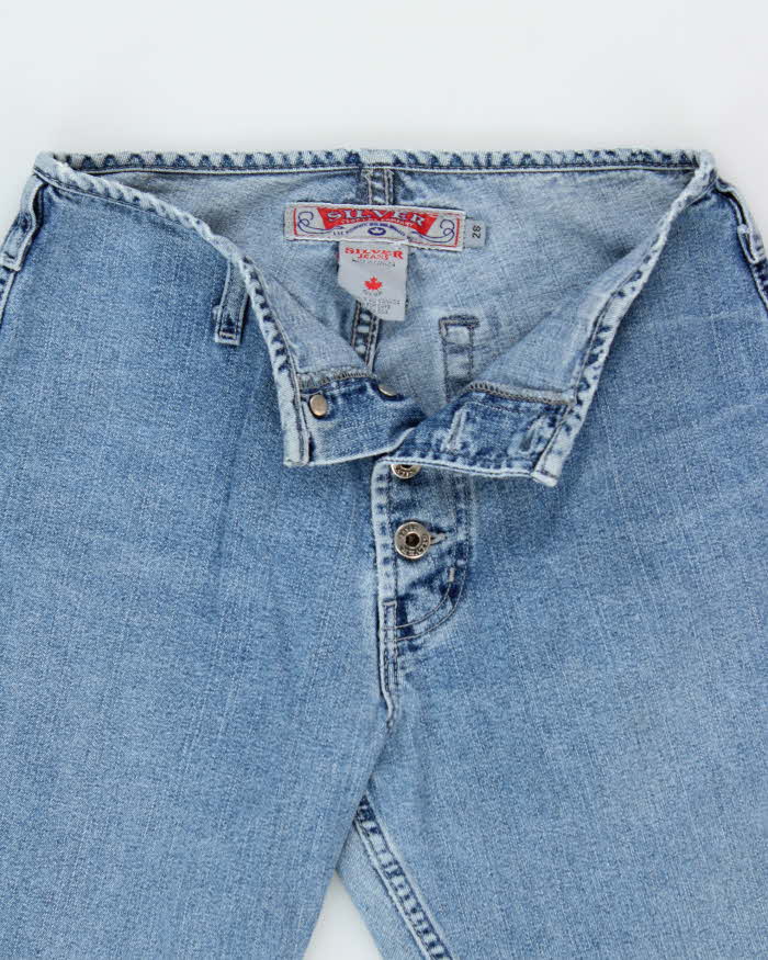 Vintage 1990s Silver Clothing Mid Rise Women's Denim Bootcut Jeans - W28 L32