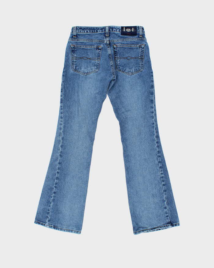 Vintage 1990s L.E.I Low Rise Women's Denim Flared Jeans - W28 L32