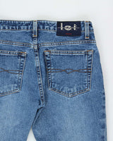 Vintage 1990s L.E.I Low Rise Women's Denim Flared Jeans - W28 L32