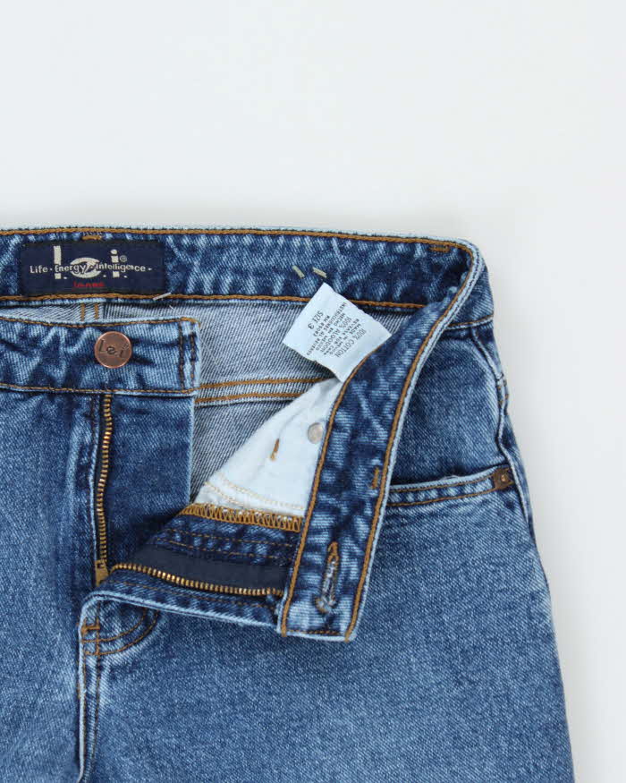 Vintage 1990s L.E.I Low Rise Women's Denim Flared Jeans - W28 L32
