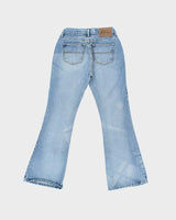 Vintage 1990s Express Bleus Women's Denim Flared Jeans - W26 L29