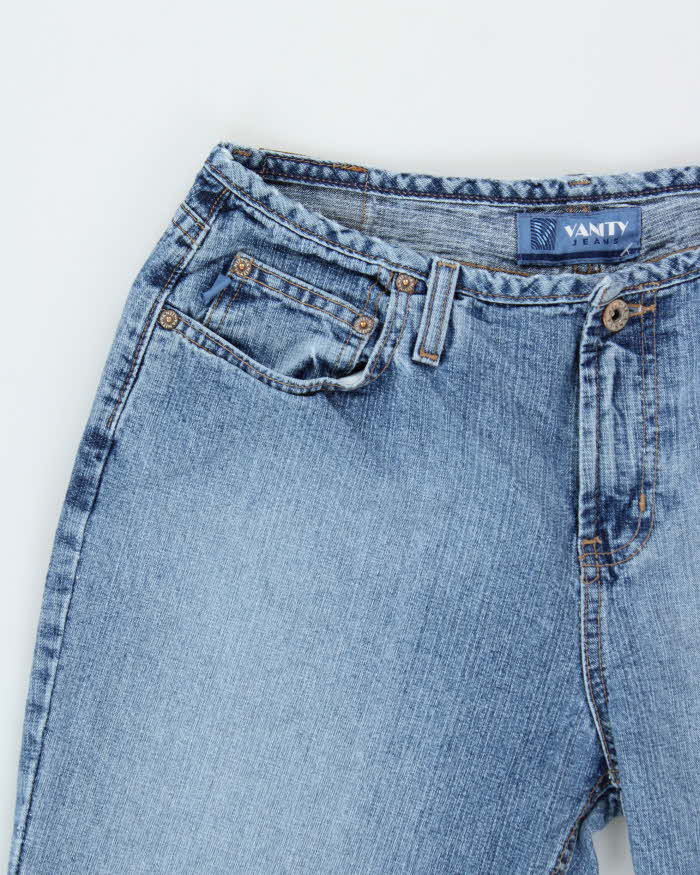 Vintage 1990s Vanity Mid Rise Women's Flared Denim Jeans - W32 L31