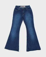 Vintage 1990s Parasuco USA Extreme Fit Bell Bottom Flared Women's Denim Jeans - W26 L32
