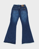 Vintage 1990s Parasuco USA Extreme Fit Bell Bottom Flared Women's Denim Jeans - W26 L32