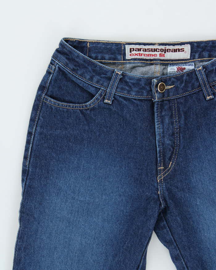 Vintage 1990s Parasuco USA Extreme Fit Bell Bottom Flared Women's Denim Jeans - W26 L32