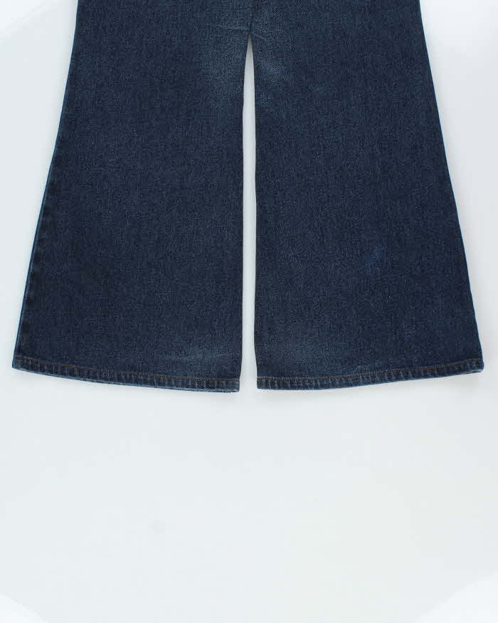 Vintage 1990s Stone Lowrise Bell Bottom Women's Denim Jeans - W32 L30