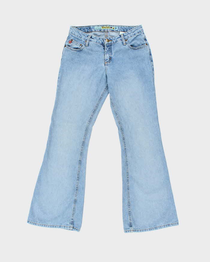 Vintage 1990s Mudd Lowrise Women's Flared Denim Jeans - W29 L31