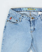 Vintage 1990s Mudd Lowrise Women's Flared Denim Jeans - W29 L31