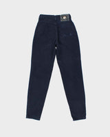 Vintage 1990s Versace JC Women's High Waisted Tapered Straight Leg Jeans - W25 L29