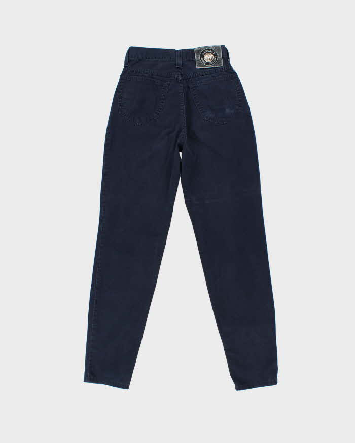 Vintage 1990s Versace JC Women's High Waisted Tapered Straight Leg Jeans - W25 L29