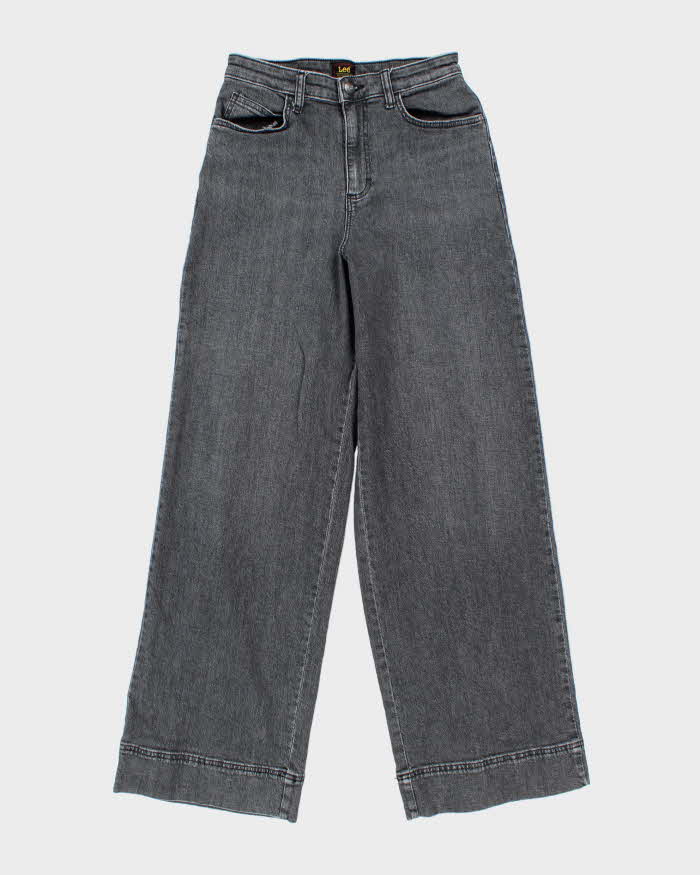 Vintage Lee Stone Wash Women's Ultra Wide Leg Denim Jeans - W30 L34