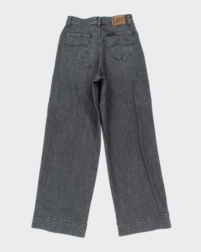 Vintage Lee Stone Wash Women's Ultra Wide Leg Denim Jeans - W30 L34