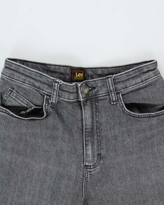 Vintage Lee Stone Wash Women's Ultra Wide Leg Denim Jeans - W30 L34