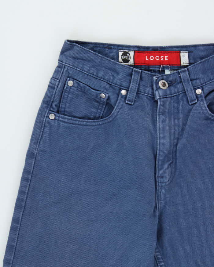 Vintage 1997 Levi's Silver Tab Batwing Made In USA Women's Loose Fit Denim Jeans - W26 L29