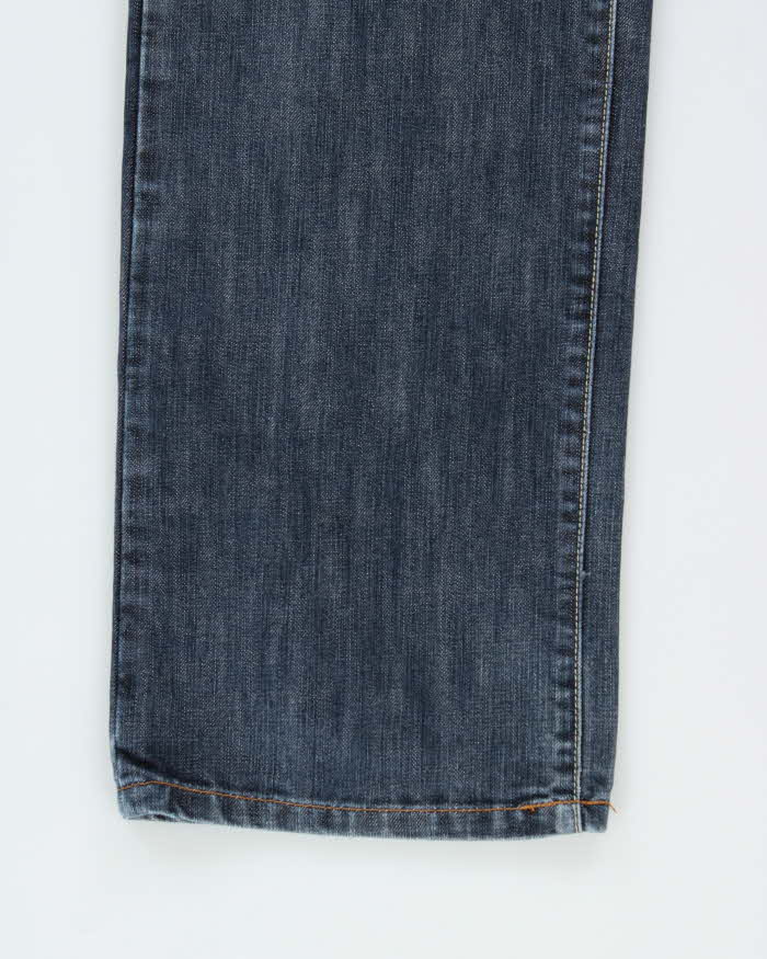 Vintage Y2K Oakley Raw Denim Wide Leg Jeans - W35 L32