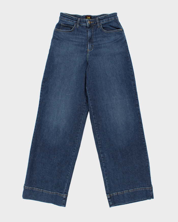 Vintage Y2K 00s Lee Women's High Waisted Ultra Wide Leg Denim Jeans - W29 L34