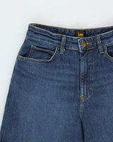 Vintage Y2K 00s Lee Women's High Waisted Ultra Wide Leg Denim Jeans - W29 L34