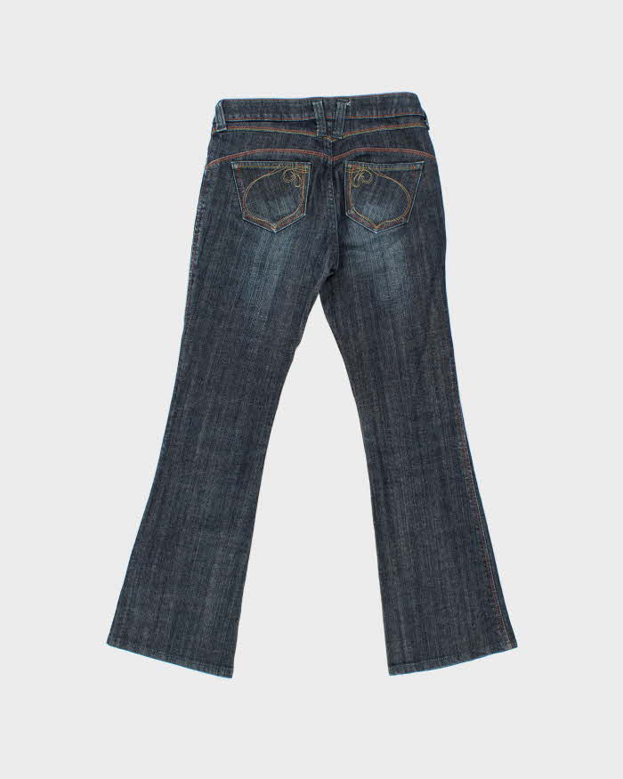 Vintage Y2k 00s Contrast Stitch Bootcut Jeans - W26 L28