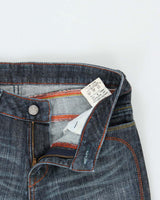 Vintage Y2k 00s Contrast Stitch Bootcut Jeans - W26 L28