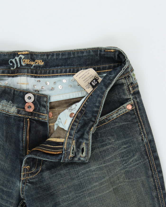 Vintage Y2k 00s Miss Me Camouflage Diamanté Jeans - W30 L34