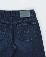 Vintage Silver Wide Flare Leg Jeans - W27 L31