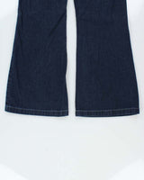 Vintage Silver Wide Flare Leg Jeans - W27 L31