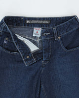 Vintage Silver Wide Flare Leg Jeans - W27 L31