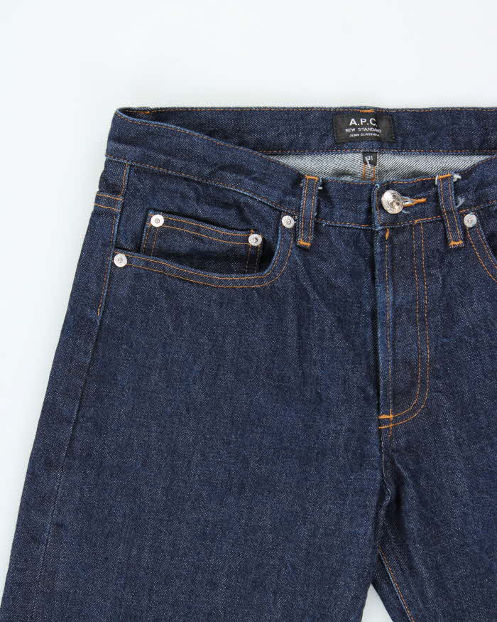 Vintage APC Selvedge Indigo Straight Leg Jeans - W31 L32