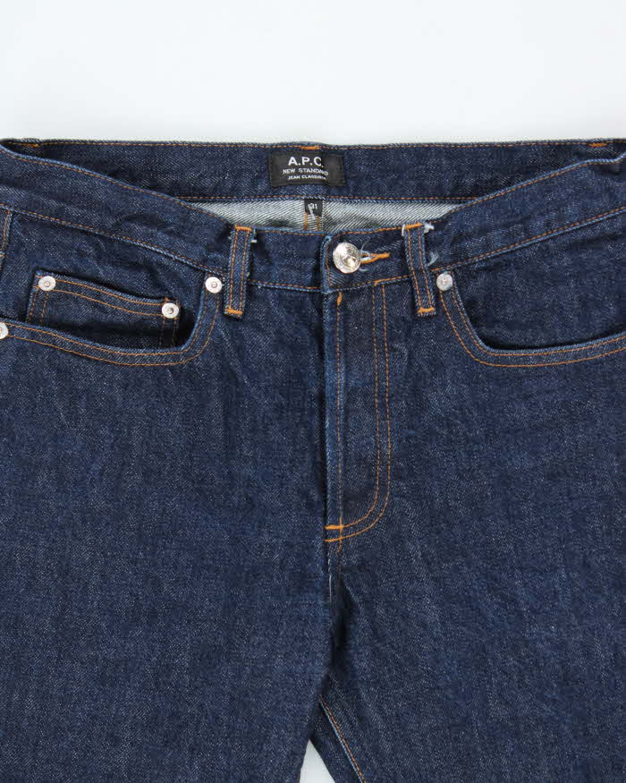 Vintage APC Selvedge Indigo Straight Leg Jeans - W31 L32