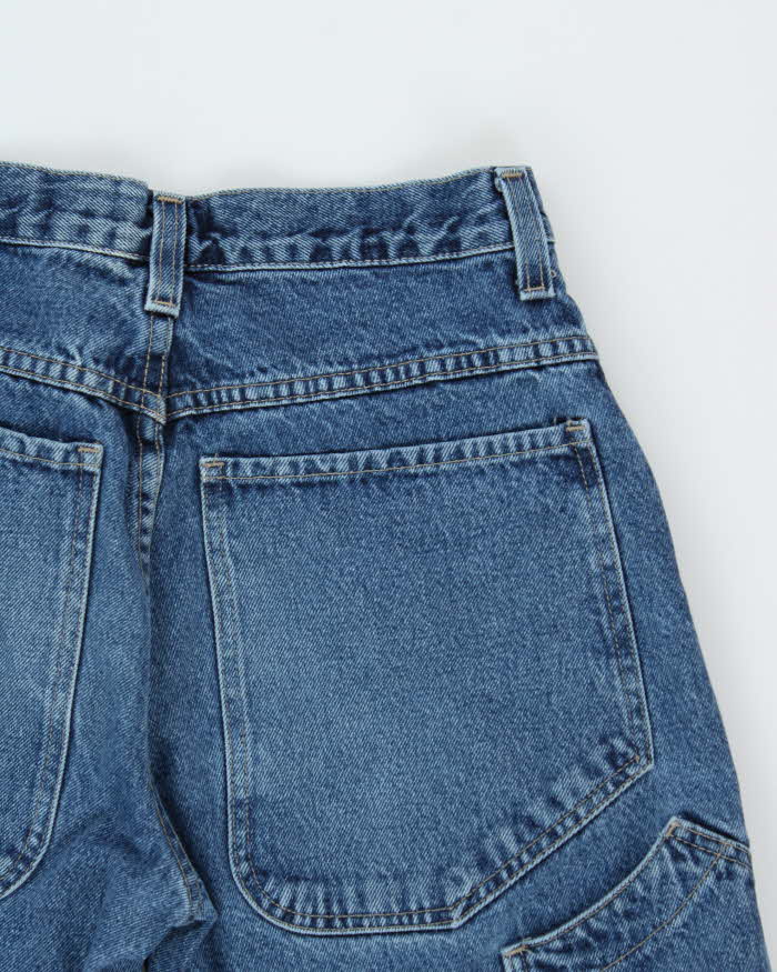 Vintage 1990s Blue Notes Women's Ultra Wide Leg Flared Denim Jeans - W30 L31
