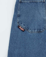 Vintage 1990s Blue Notes Women's Ultra Wide Leg Flared Denim Jeans - W30 L31