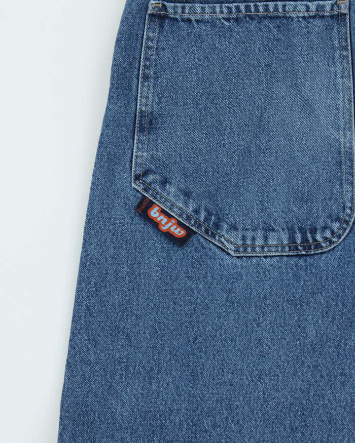 Vintage 1990s Blue Notes Women's Ultra Wide Leg Flared Denim Jeans - W30 L31