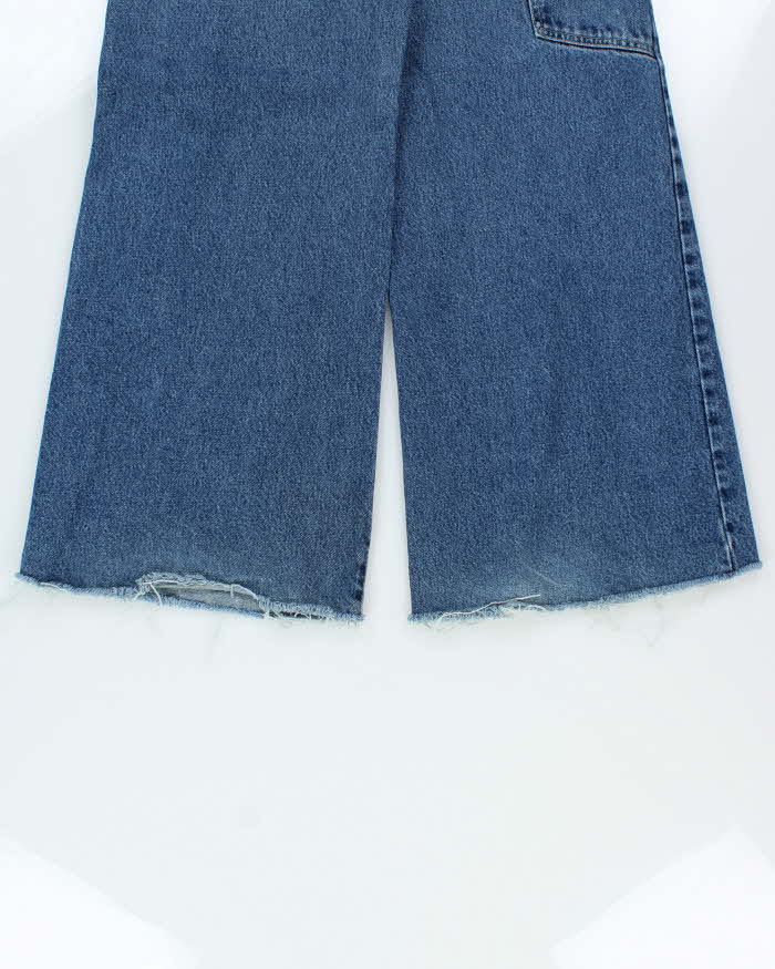 Vintage 1990s Blue Notes Women's Ultra Wide Leg Flared Denim Jeans - W30 L31