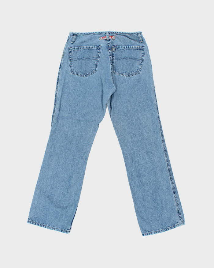 Vintage 1990s Silver Clothing Women''s Mid Rise Denim Bootcut Jeans - W30 L29