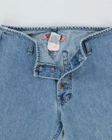 Vintage 1990s Silver Clothing Women''s Mid Rise Denim Bootcut Jeans - W30 L29