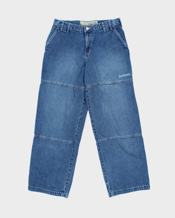 Vintage 1990s Buggirl Supafunky Women's Wide Leg Denim Jeans - W32 L31