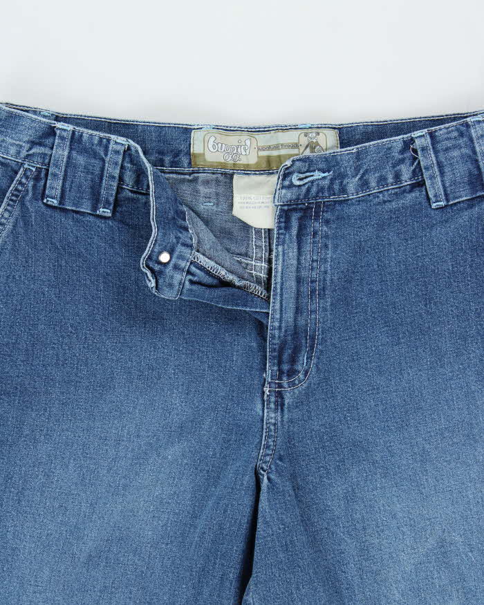 Vintage 1990s Buggirl Supafunky Women's Wide Leg Denim Jeans - W32 L31
