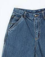 Vintage Y2K 00s Carhartt Women's High Waisted Wide Leg Denim Carpenter Jeans - W26 L29